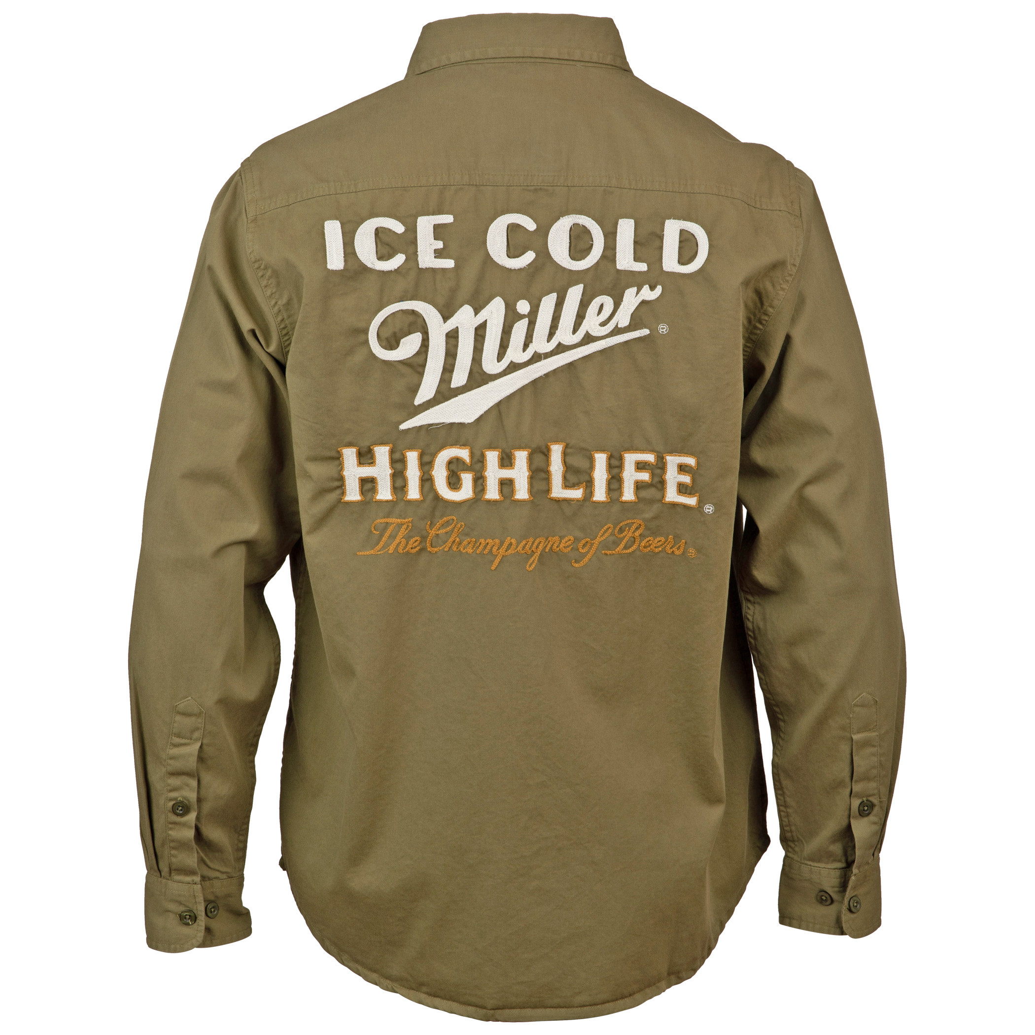 Miller High Life Button Down Collared Shirt